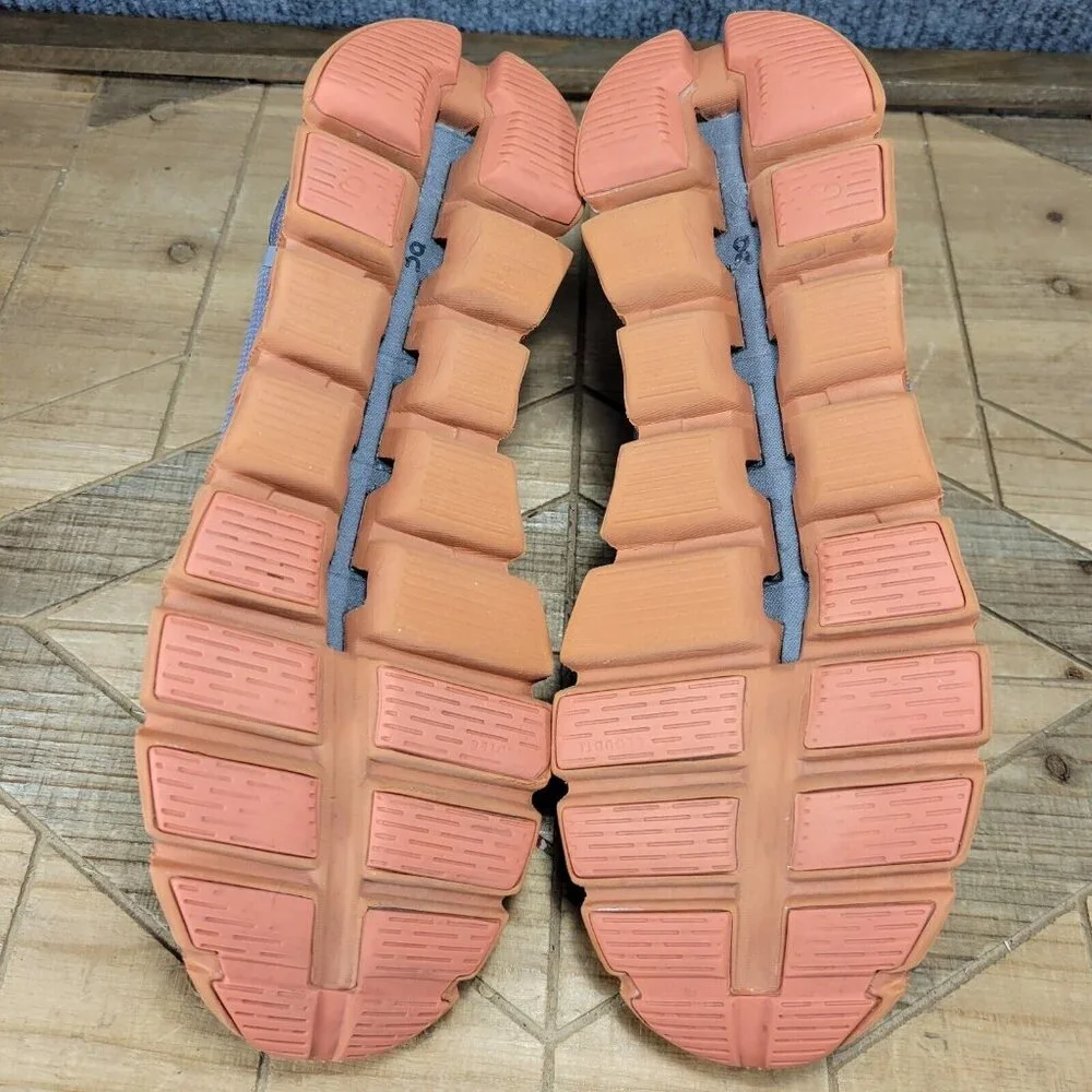 On Cloud 5 Mens Size 8.5 Zinc Grey Canyon Orange 59.98888 Running Athletic Shoes - Picture 6 of 11